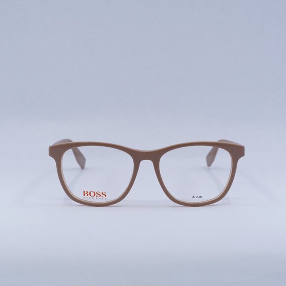 🕶️ New Hugo Boss BO 0318 C9N Eyeglasses - Light Brown Frame - Picture 2 of 11